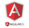 AngularJS logo see thru